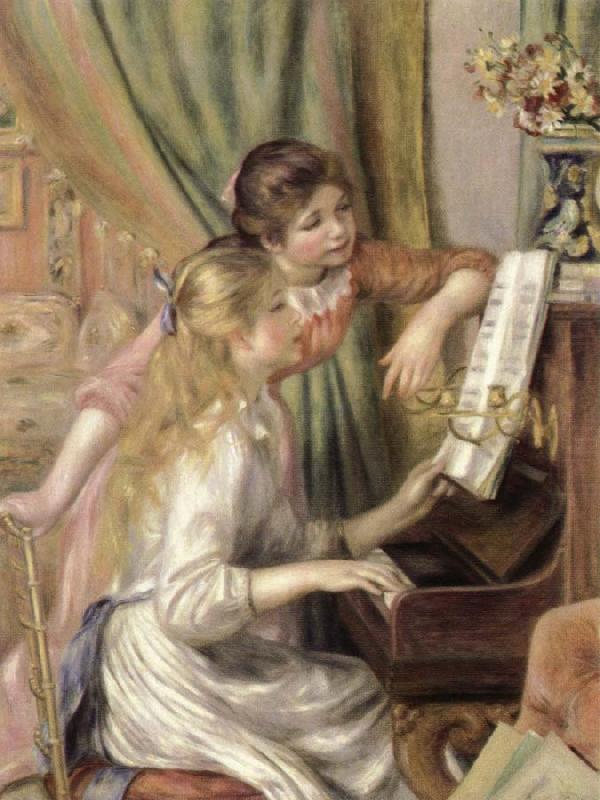 Pierre-Auguste Renoir young girls at the piano china oil painting image